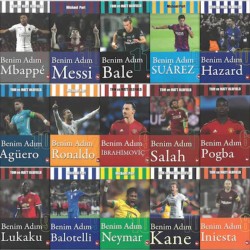 Benim Adım Futbolcular 15 Kitap Set.(messi,neymar,ronaldo,salah...)