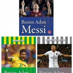 Benim Adım Serisi Futbolcular 3 Kitap Set / Messi - Neymar - Mbappe