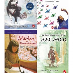 Kahraman Köpek Balto+Sadako+Mieko+Hachiko 4 Kitap Set + Matematik Öğreten Ayraç